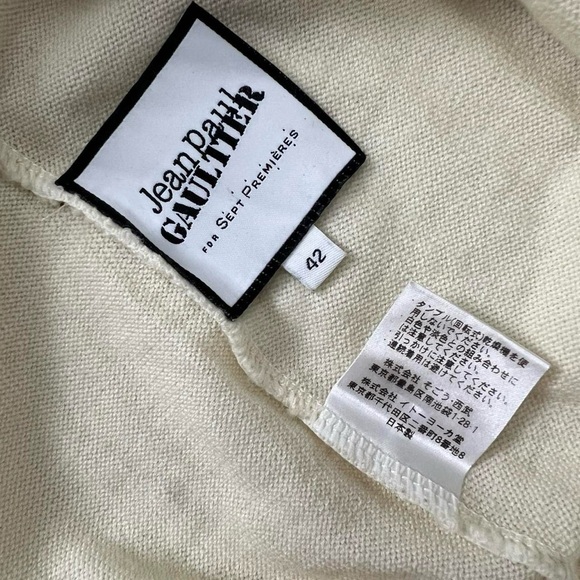 jean paul gaultier cardigan and skirt set - Picture 7 of 9